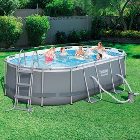 Basen rozporowy ze stelażem Power Steel 424 x 250 x 100 cm BESTWAY