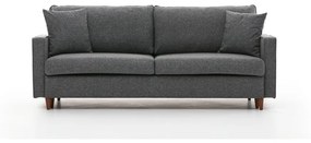 Ciemnoszara rozkładana sofa 210 cm Eva – Balcab Home