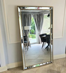 Lustro w lustrzanej ramie 100x170cm , kolor złoty