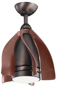 Kichler KLF-TERNA-15-BB-LED Regulowany wentylator sufitowy TERNA LED/10W/230V+DO