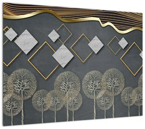Obraz abstrakcji (70x50 cm)