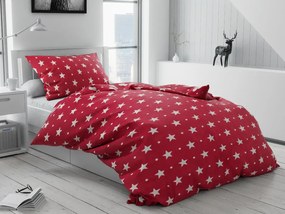 PrzytulneMieszkanie.pl PrzytulneMieszkanie.pl Pościel bawełniana czerwona Lovestar