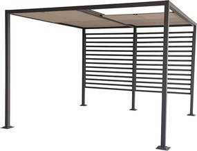 Natis – elegancka pergola tarasowa z rozsuwanym zadaszeniem i aluminiową konstrukcją