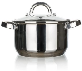 Garnek ze stali nierdzewnej z pokrywką Good and Cook, 24 cm, 6,1 l