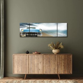 Obraz - Kabriolet w stylu vintage (170x50 cm)