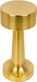 Złota lampa stołowa Lee z dwustopniową regulacją światła