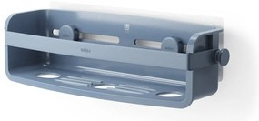 Niebieska półka łazienkowa bez wiercenia z plastiku z recyklingu Flex – Umbra