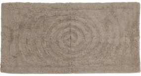 Dywanik łazienkowy Circle ciemnobeżowy, 45 x 75 cm