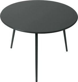 Szary okrągły stolik ogrodowy B3-B38