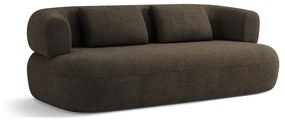 Brązowa sofa z materiału bouclé 178 cm Jenny – Micadoni Home