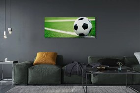 Zdjęcie na płótnie Detal Piłki Na Trawie