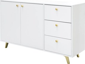 Komoda GALIO 140 cm do Salonu Sypialni Biały
