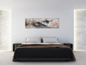Obraz - Kwitnące drzewa w Azji (170x50 cm)