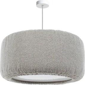 Szara lampa wisząca z modnym kloszem 50 cm - M063 M7-M84
