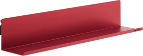 Półka wisząca metalowa czerwona, 700 mm: JOANNE Modern