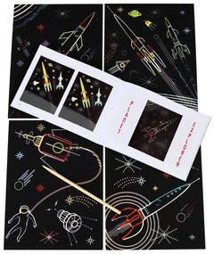Obrazki do ścierania Space Age – Rex London