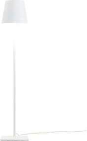 Lampa podłogowa Poldina White 230V z wtyczką 28x150cm – nowoczesny design z aluminium