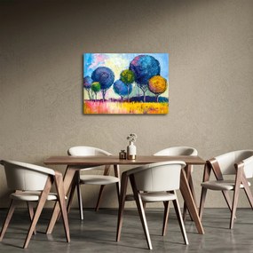 Obraz drzew kopułowych, obraz olejny (70x50 cm)