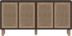 Komoda – 150 cm x 73 cm x 36 cm – Orzech – Płyta wiórowa pokryta melaminą