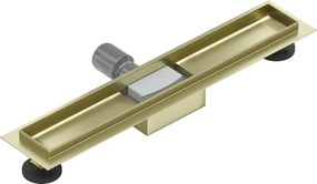 Mexen Flat korpus do odpływu liniowego 50 cm, złoty szczotkowany - 1A15050