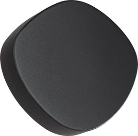 Kinkiet LED Zafferano Ciottolo IP54 7W 890lm 3000K w kolorze ciemnoszarym aluminium