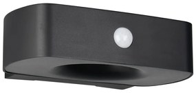 Zewnętrzna solarna lampa ścienna LED (wysokość 6 cm) Bilbao – Trio