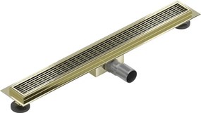 Mexen Flat M33 odpływ liniowy 70 cm, złoty - 1533070-15