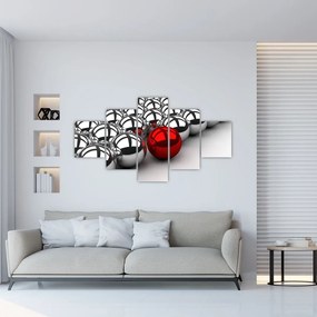 Obraz błyszczących kulek (125x70 cm)