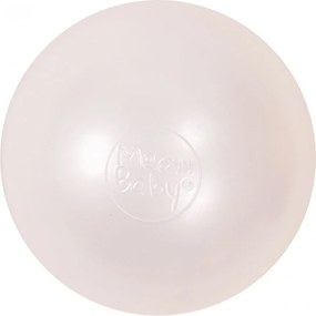Plastikowe piłeczki do suchego basenu 7cm, 50 szt, biała perła - meowbaby®