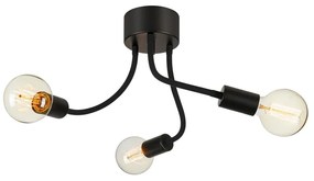 Czarna lampa sufitowa Markslöjd Medua Ceiling 3L