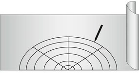 Szara podkładka antypoślizgowa do szuflady Wenko Anti Slip, 150x50 cm