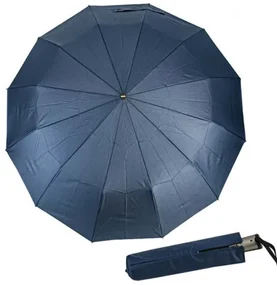 Fiber Magic Major uni navy - w pełni automatyczny parasol męski