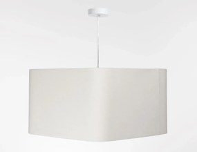 Lampa wisząca KWADRO SUE 40w20 biała/złota BPS KONCEPT
