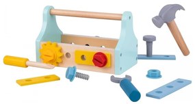 Tooky toy drewniana skrzynka z narzędziami zestaw 18 el.
