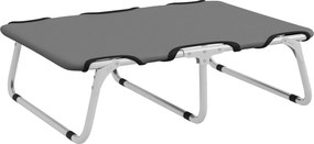 PawHut Łóżko dla Psów, Rozkładane, Wytrzymałe &amp; Komfortowe, Do 10 kg, 71x58x20cm, Szary