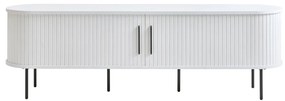 Biała szafka pod TV 180x56x45 cm Nola – Unique Furniture