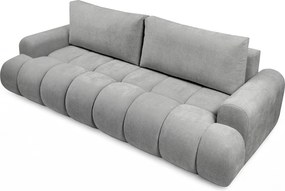 Kanapa Lutario z funkcją spania - szara plecionka hydrofobowa Venice 2023