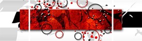 Obraz abstrakcji (170x50 cm)