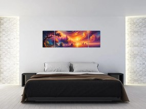 Obraz - Magiczny świat (170x50 cm)
