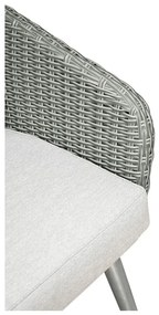 Jasnoszary zestaw mebli ogrodowych Bistro – Unique Furniture