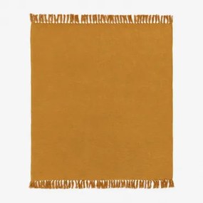 Kocyk Z Bawełny Gradd Musztarda - Sklum