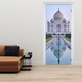 Fototapeta na drzwi - Taj Mahal o wschodzie Słońca (95x205cm)