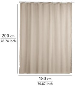 Zasłona prysznicowa, tekstylna, 180x200 cm, WENKO