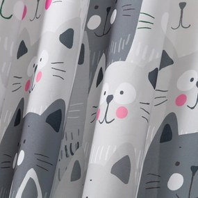 Zasłona prysznicowa Casa Selección Gatos, 180x200 cm
