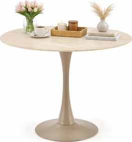 Okrągły nowoczesny stół na jednej nodze  C2-L15