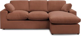 Pomarańczowy sztruksowy narożnik Belair – Bobochic Paris