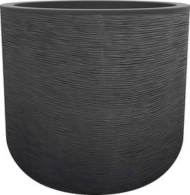 Donica kwadratowa Graphit'Up antracytowa - Ø 50 cm - 67 L