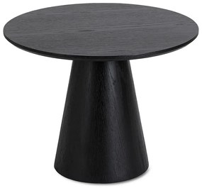 Nowoczesny czarny okrągły stolik do salonu A3-E15
