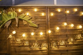 Zewnetrzna Świąteczne lampki zewnętrzne na sznurze 3,3 m z 10 diodami LED - Carina Oswietlenie zewnetrzne