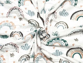 PrzytulneMieszkanie.pl PrzytulneMieszkanie.pl Pościel z kory do łóżeczka Renforcé RAINUBI biała Rozmiar pościeli: 45 x 65 cm | 90 x 140 cm